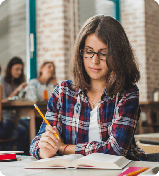 Student With Book